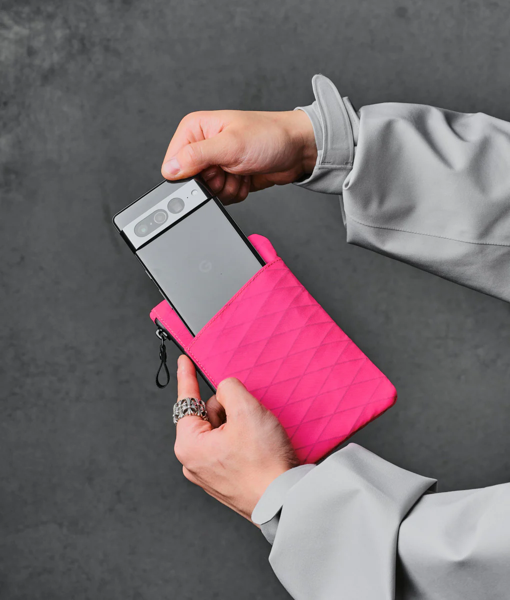 Zip Clutch - Hot Pink RVX20 - Image 8